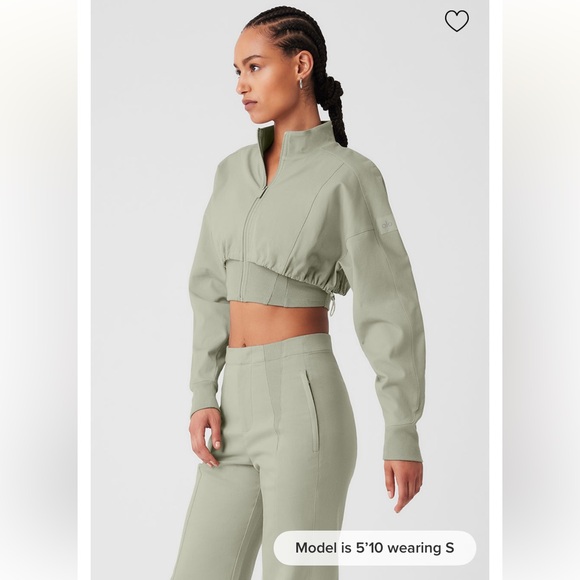 Alo On Point Moto Cropped Jacket - Picture 4 of 8